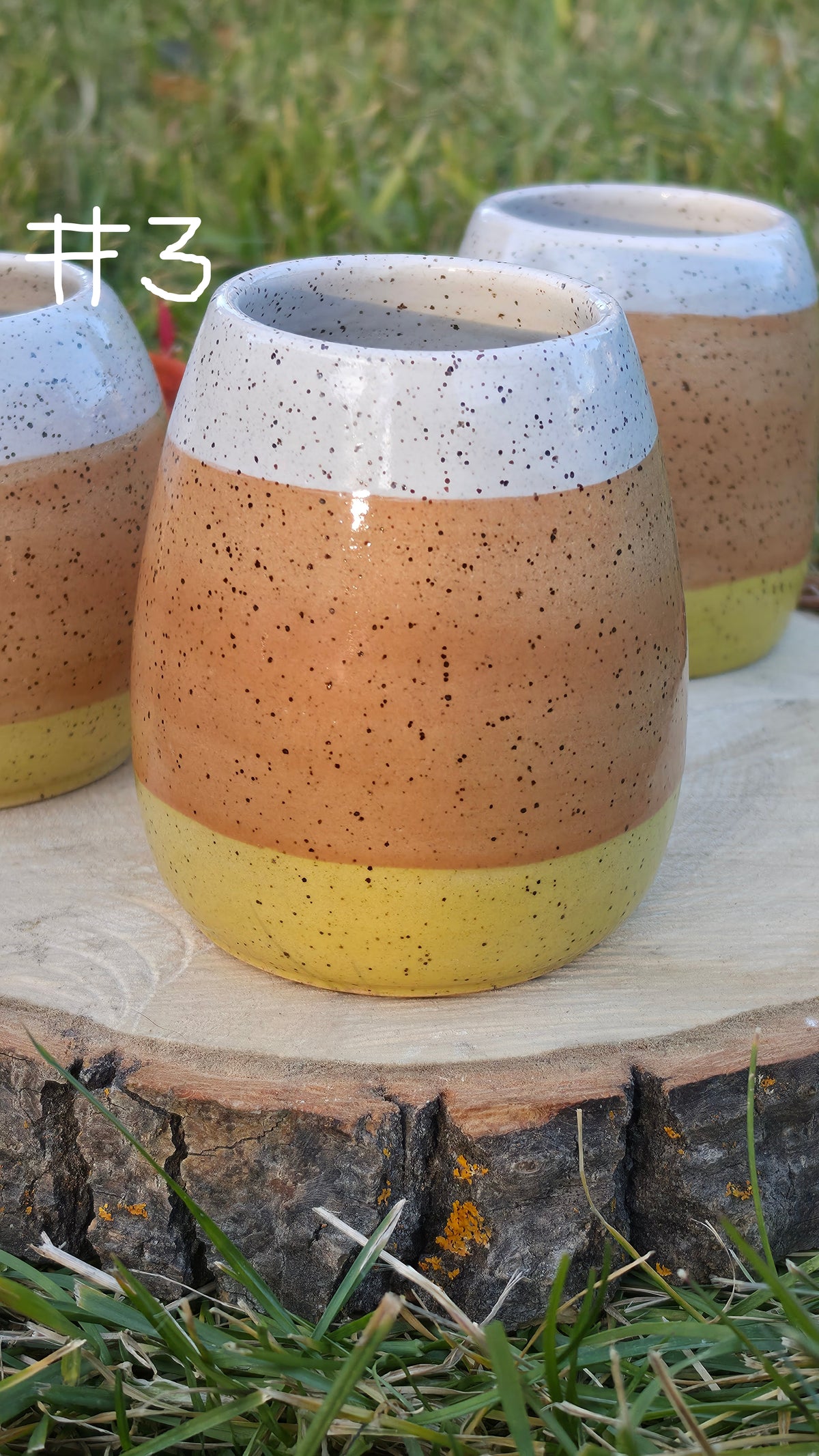 Candy Corn Vase/Holder #3