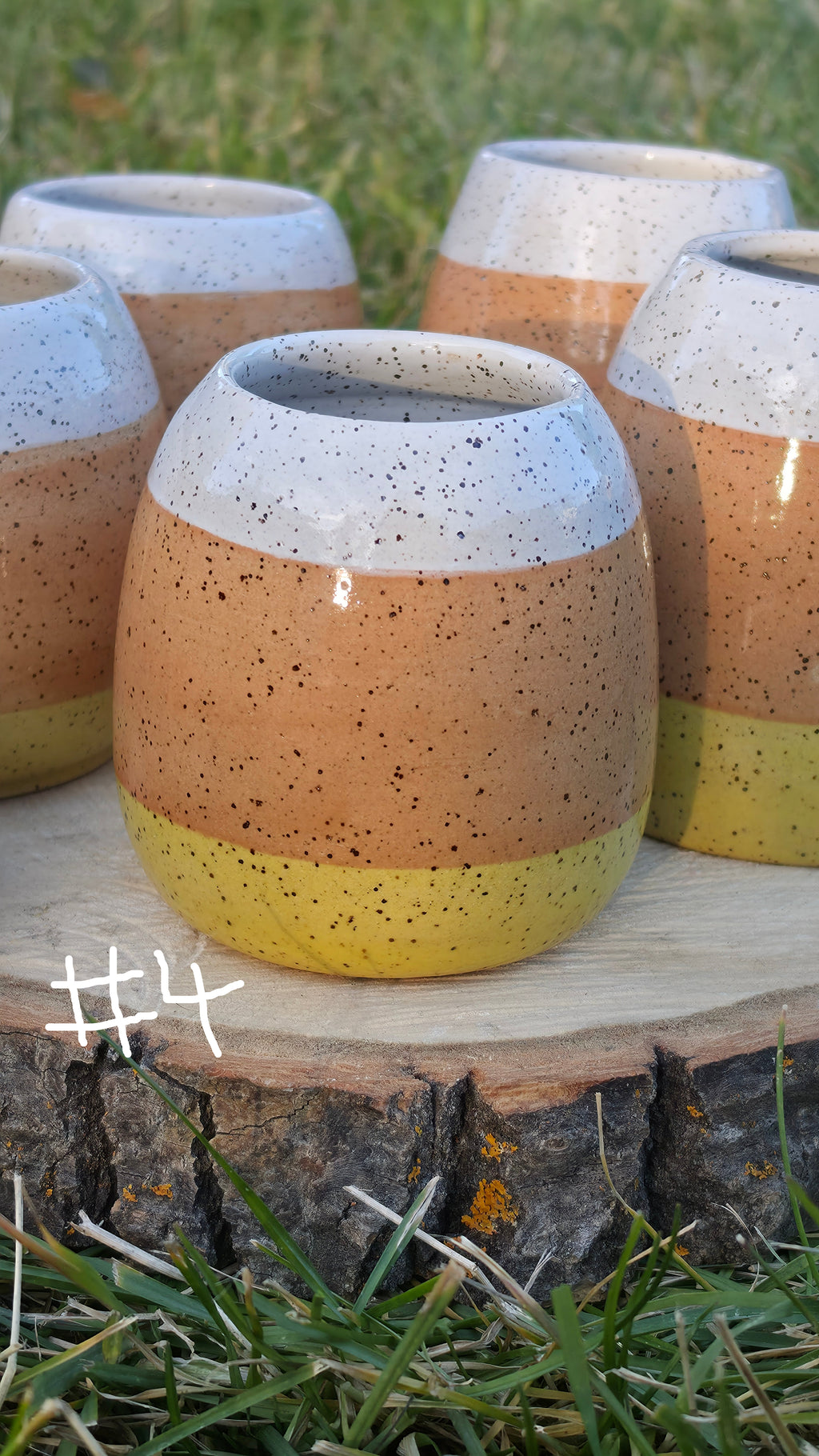 Candy Corn Vase/Holder #4