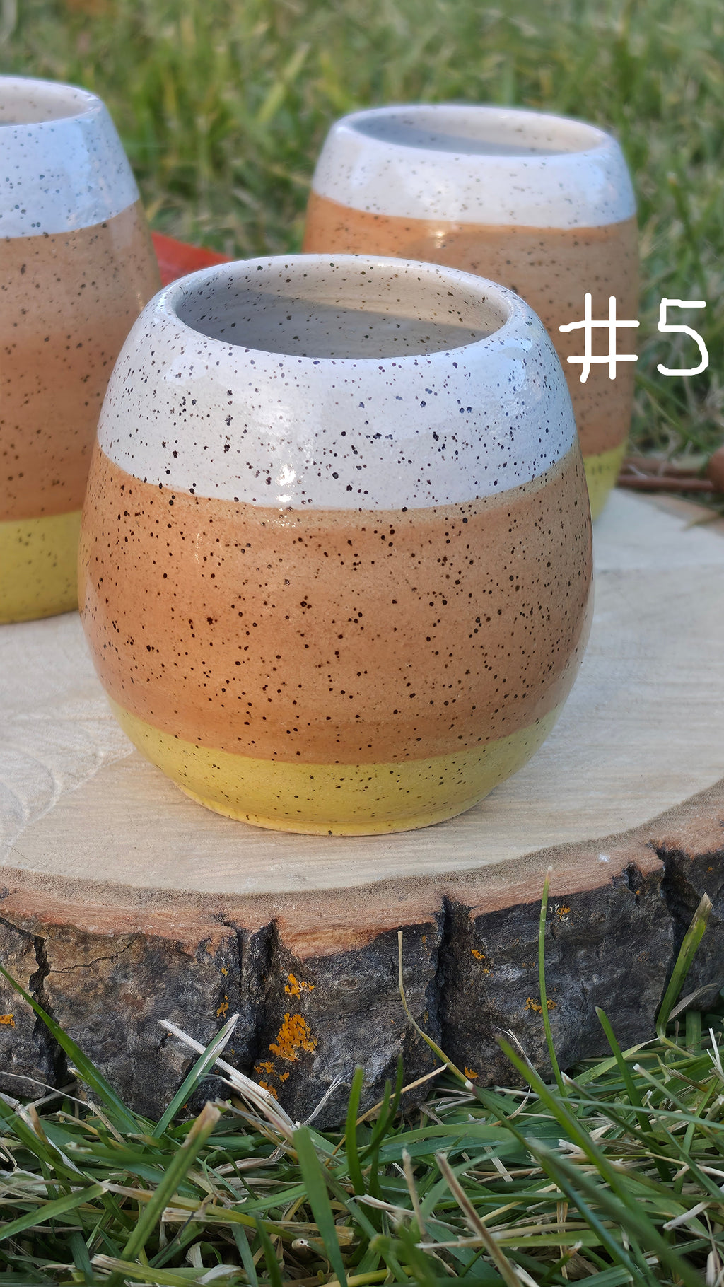 Candy Corn Vase/Holder #5