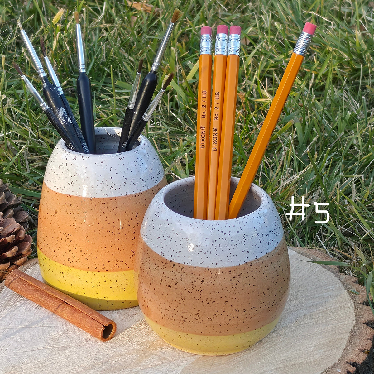 Candy Corn Vase/Holder #5