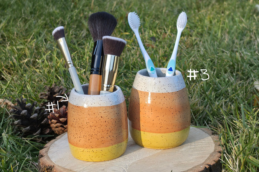 Candy Corn Vase/Holder #1