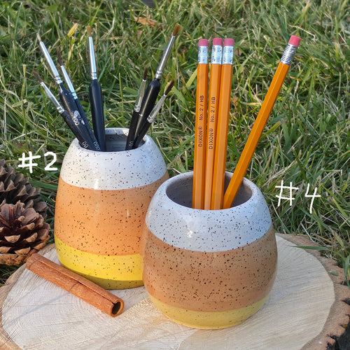 Candy Corn Vase/Holder #4