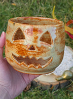 Jack-o-lantern Luminary Candle Holder